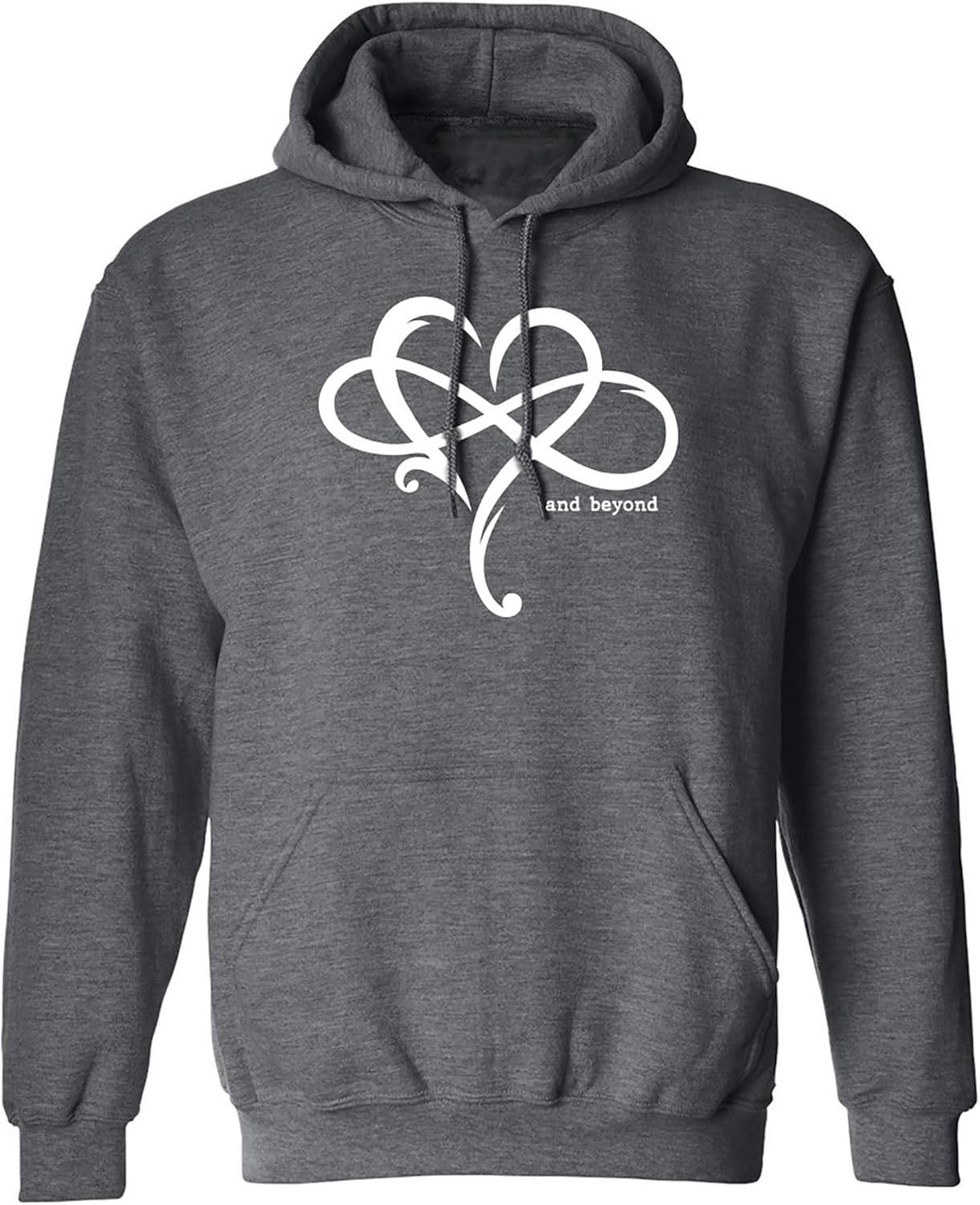 zerogravitee Heart Infinity and Beyond Adult Hooded Sweatshirt