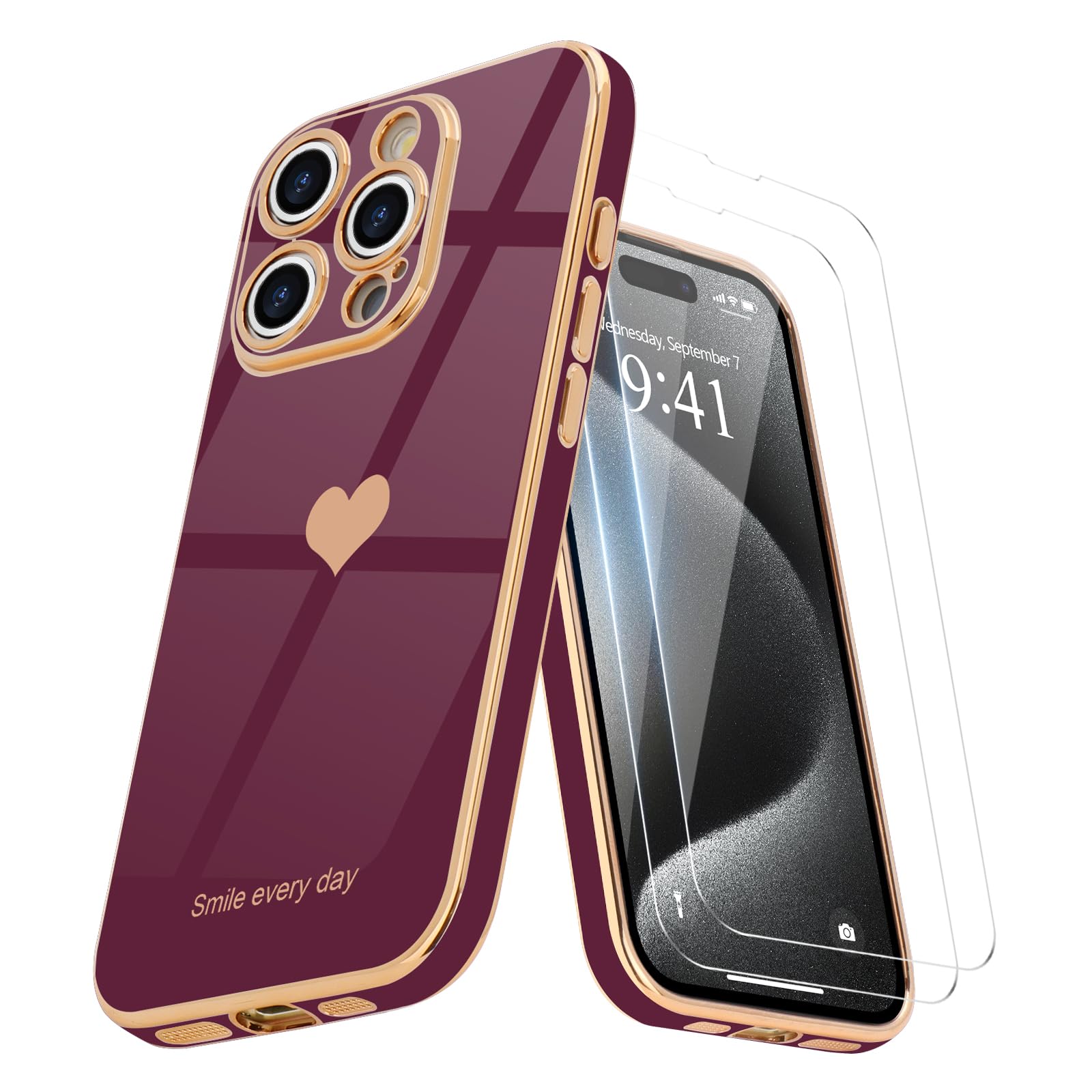 Teageo Leopard Handyhülle für iPhone 17 Pro, Mädchen Klassis