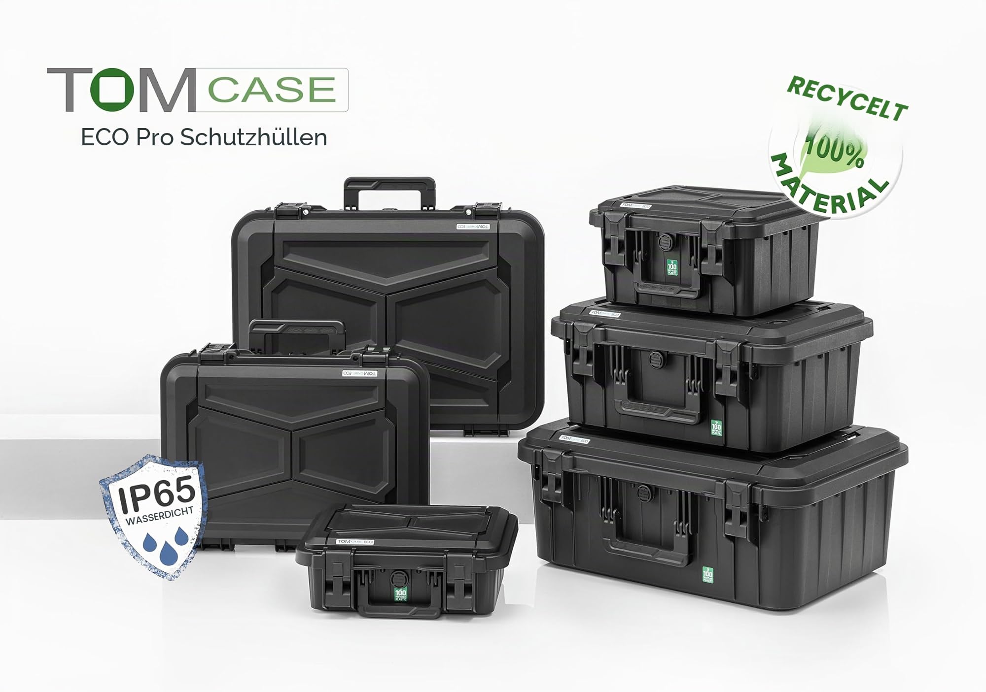 TOMcase Drohnenkoffer „Travel Edition” für DJI Mavic 4 Pro, Fly More/Creator Combo, mit RC2/RC Pro 2 – Hardcase, wasserdichter ECO Schutzkoffer – Made in Germany
