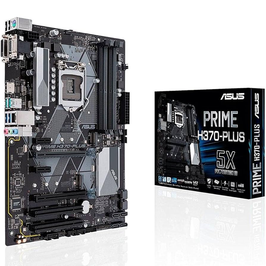 ASUS PRIME H370 plus core i5-8400 など Amazon.com: ASUS Prime H370-Plus LGA1151 (Intel 8th Gen