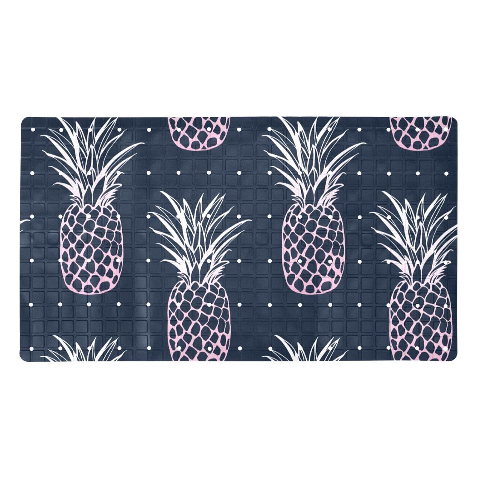 Tapis de salle de bain antidérapant pour une douche tropicale sûre