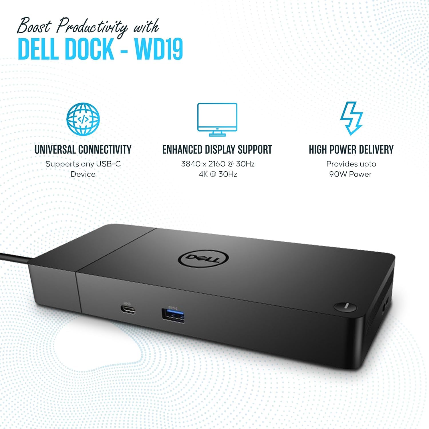 Amazon.com: Dell Docking Station WD19S 180W Dual Monitor with 130W 