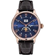 Sugess MoonPhase Master Automatic S437-2.RE.B Seagull ST2528 Mechanical Mens Wrist Watch 1963