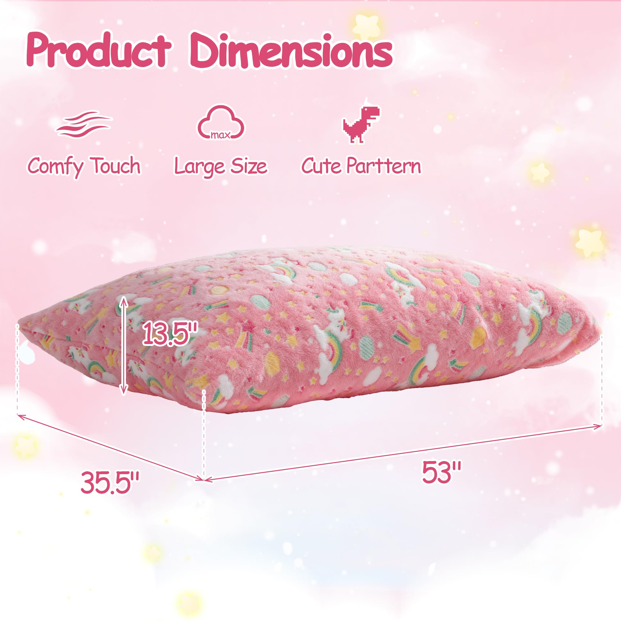 BRINJOY Sitzsack Kinder, 3-in-1 mit Memoryschaum-Füllung und abnehmbarem Bezug für Spielzimmer, Kinderbetreuung, Schlafzimmer, Faule Bodenmatte-Liege für Jungen und Mädchen