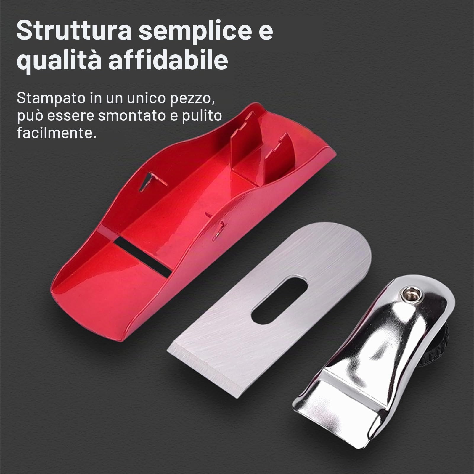 Mini Pialletto per Legno a Mano,Pialla per Legno,Pialletto a Mano per Legno,Piallatrice per Legno,Pialla a Mano per Legno,Piccola Pialla Compatta e Regolabile per la Lavorazione del Legno
