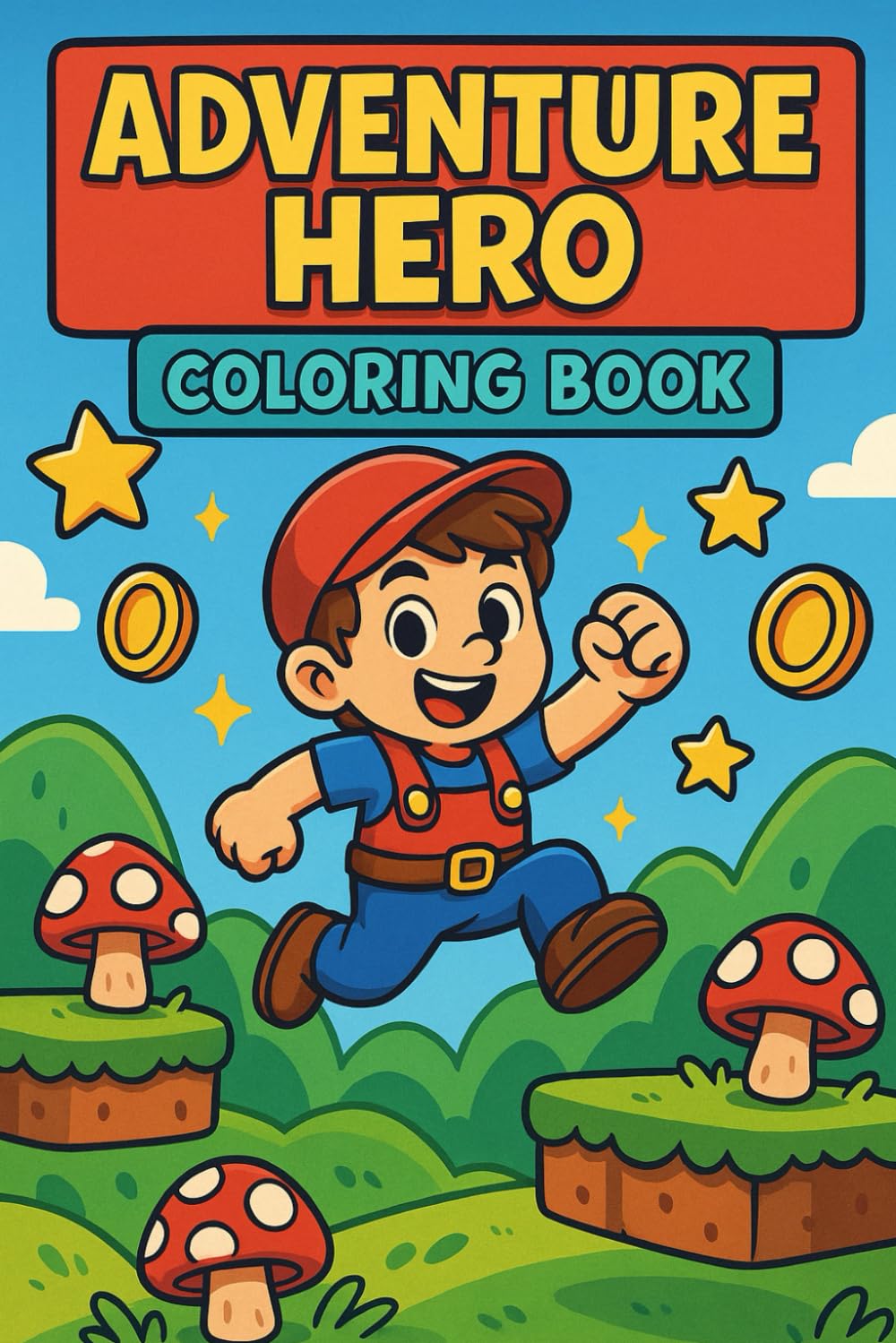 Adventure Hero Coloring Book