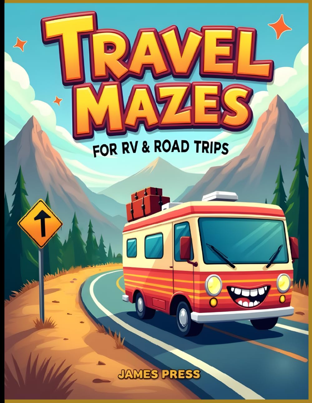 Travel Mazes for RV & Road Trips: Fun & Easy Maze Activities to Keep Kids Engaged While Traveling | Ages 4–8