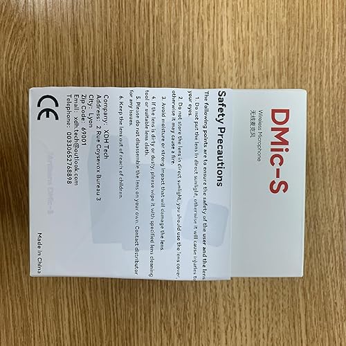 Miniatura 15 de 7artisans Micrófono Lavalier inalámbrico con transmisión inalámbrica de larga distancia de 328.1 ft, batería de 20 horas de duración y reducción de