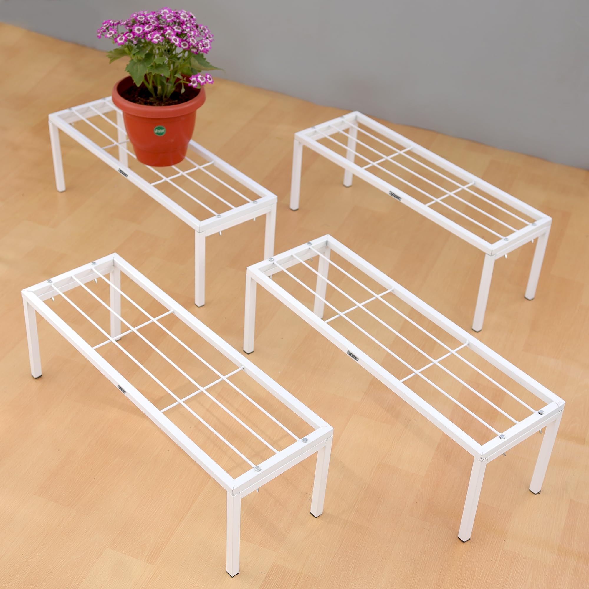 Urban Plant Apollo Metal Plant Stand - Green (Pack of 4) -28