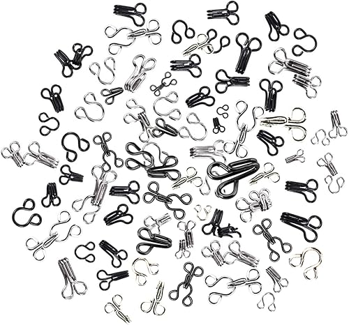 Miniatura 6 de Gancho y ojo para coser, reemplazo de ganchos de sujetador, ganchos y cierres de ojos para ropa, costura de bricolaje y manualidades