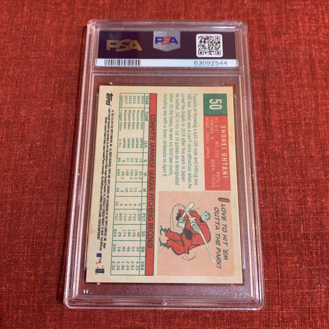 2018 Topps 大谷翔平 ルーキーカード PSA-9 大谷翔平 RC】 2018 TOPPS NOW MOMENT OF THE WEEK SHOHEI