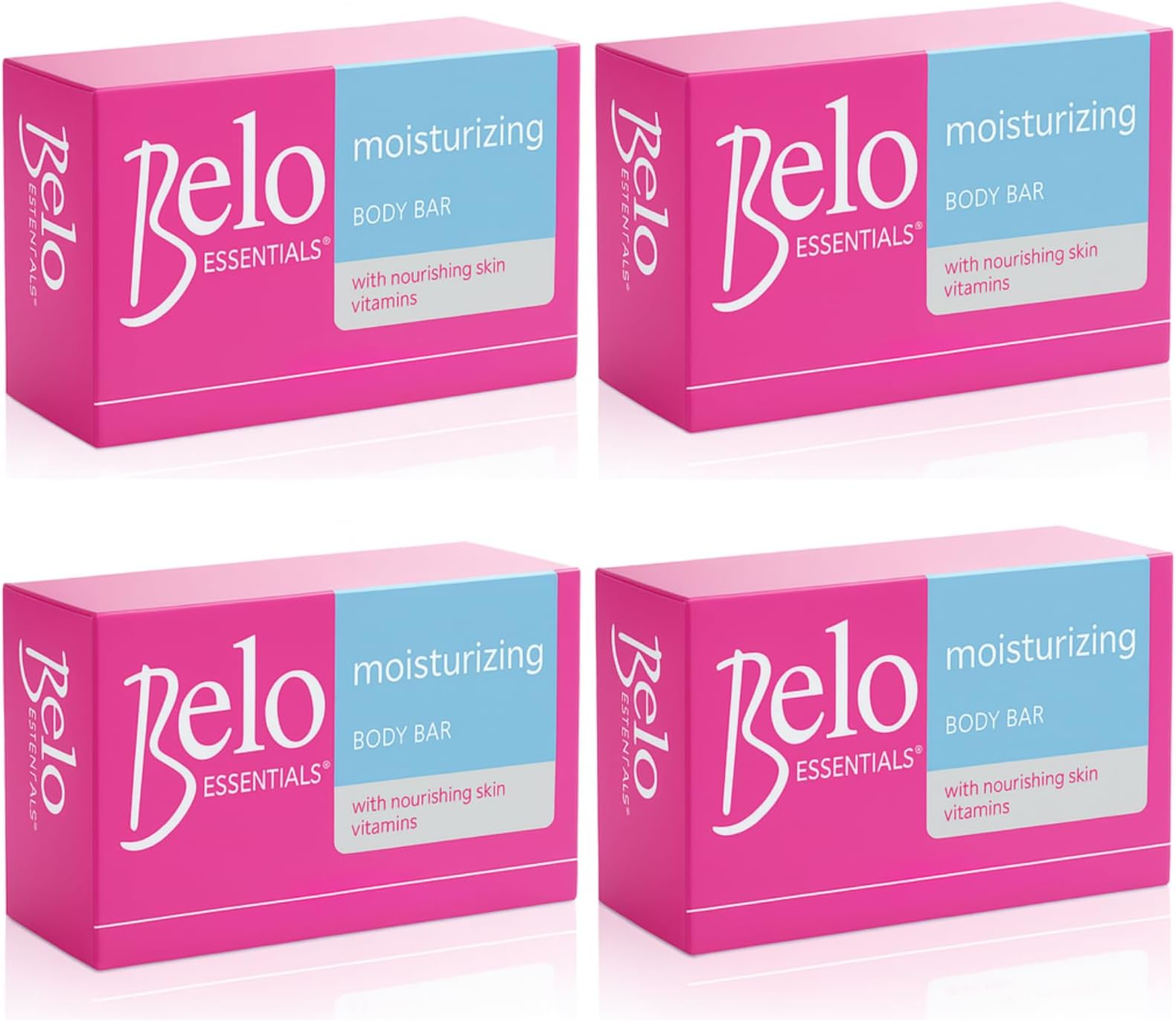 Moisturizing Body Bar Gentle Cleansing Hydrating Bath Skincare Solution Smooth Texture Enhancer - 135g x 4 Bars