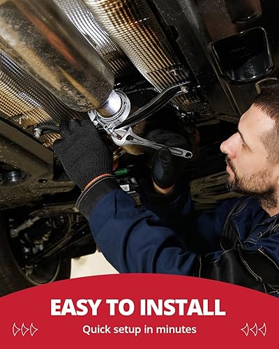 Miniatura 6 de EVIL ENERGY Acero inoxidable de liberación rápida de la abrazadera de la banda de V con acero suave femenino masculino 2,5 pulgadas