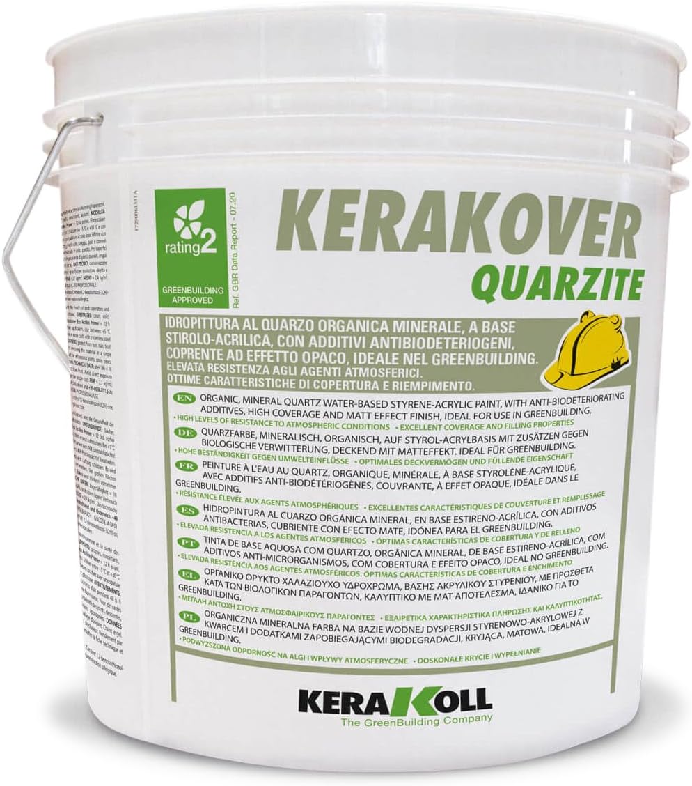 KERAKOVER ECO QUARZITE KERAKOLL WHITE 14 LT