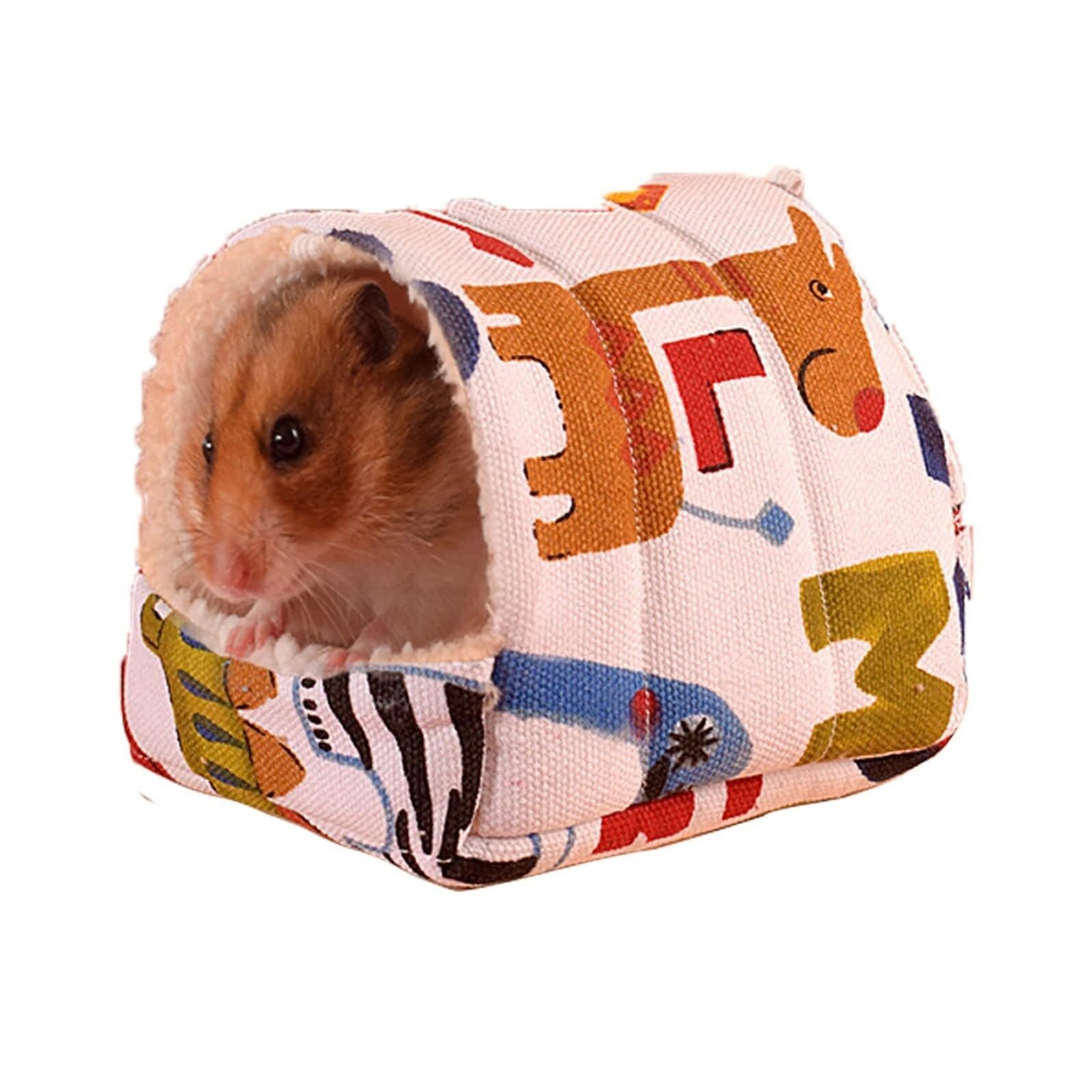 Mini cachette pour hamster : offrez un nid en polaire chaud à votre petit compagnon