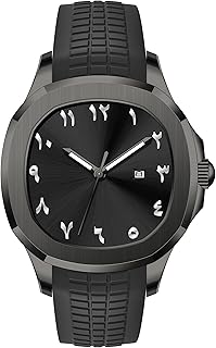 Gosasa Men's Arabic Numeral Quartz Watch, 30M Water Resistant, 1.65" Case