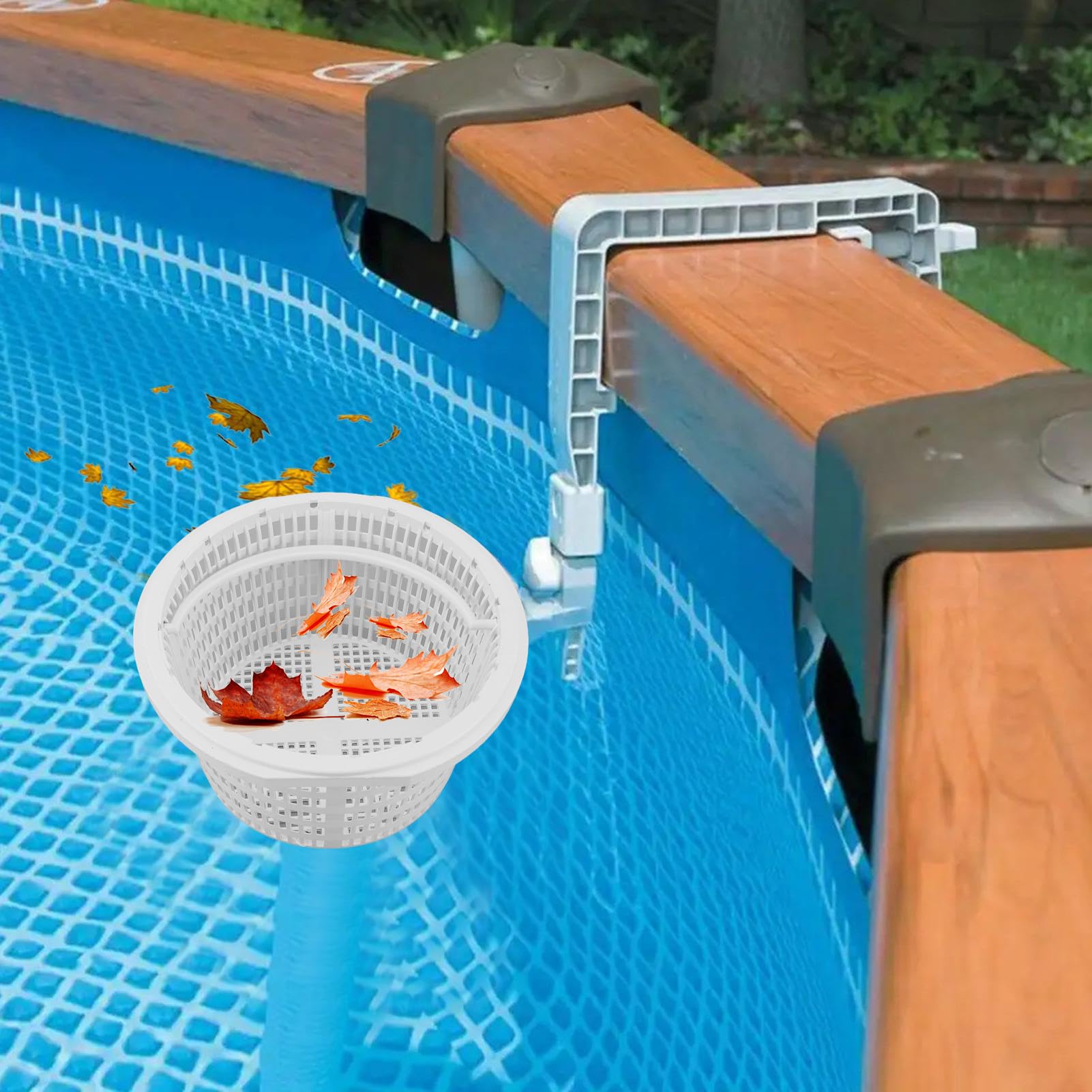 Athemeet Panier Skimmer Piscine Piscine Remplacement Skimmer Panier Piscine Panier Filtre Piscine Skimmer Paniers Pour Piscines Creusées (avec Poignée