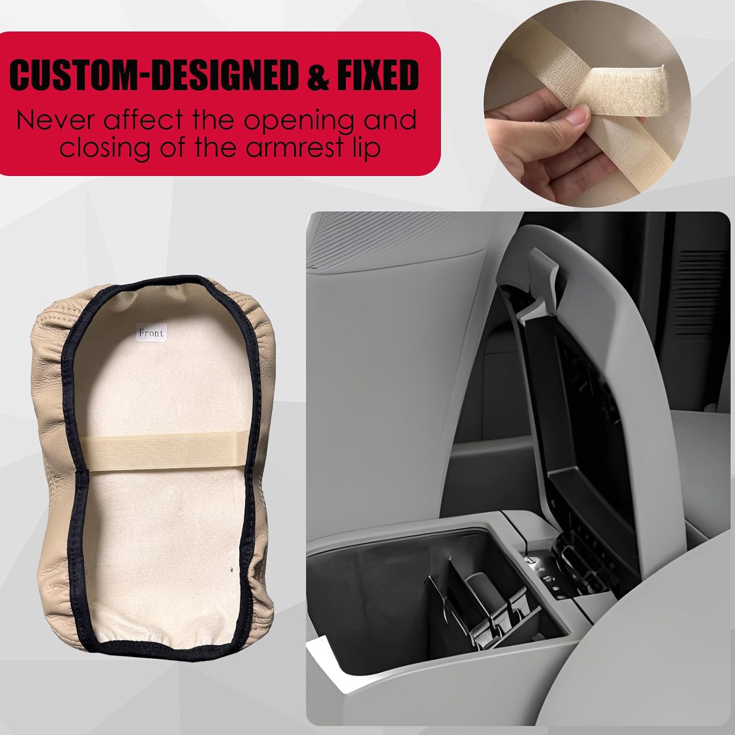 Center Console Cover for Nissan Frontier 2005-2021,Xterra 2005-2015 image 4