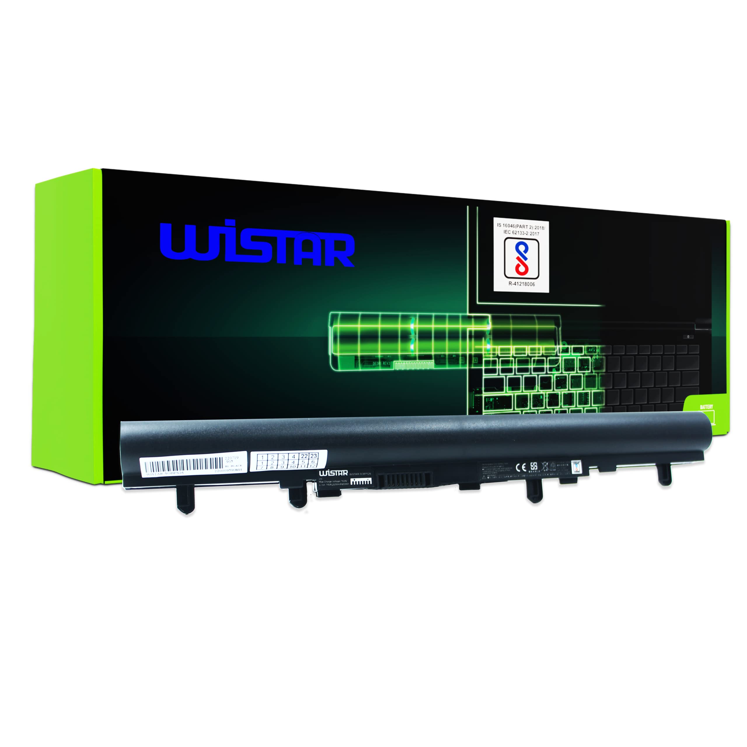 WISTAR Laptop Battery Compatible for Futurebatt Laptop Battery for ACER Aspire V5-431 V5-471 V5-531 V5-571 V5-431G/P V5-471G/P V5-531G/P V5-571G/P, PN: AL12A32, 4ICR17/65