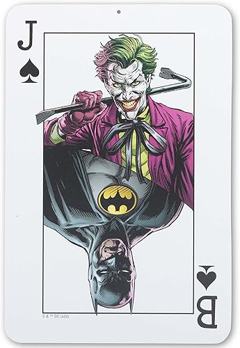 Vista 17 de DC Comics Batman Pop Art - Letrero redondo de metal, arte de pared retro de Batman para cueva de hombre, habitación de adolescentes o sala de cine