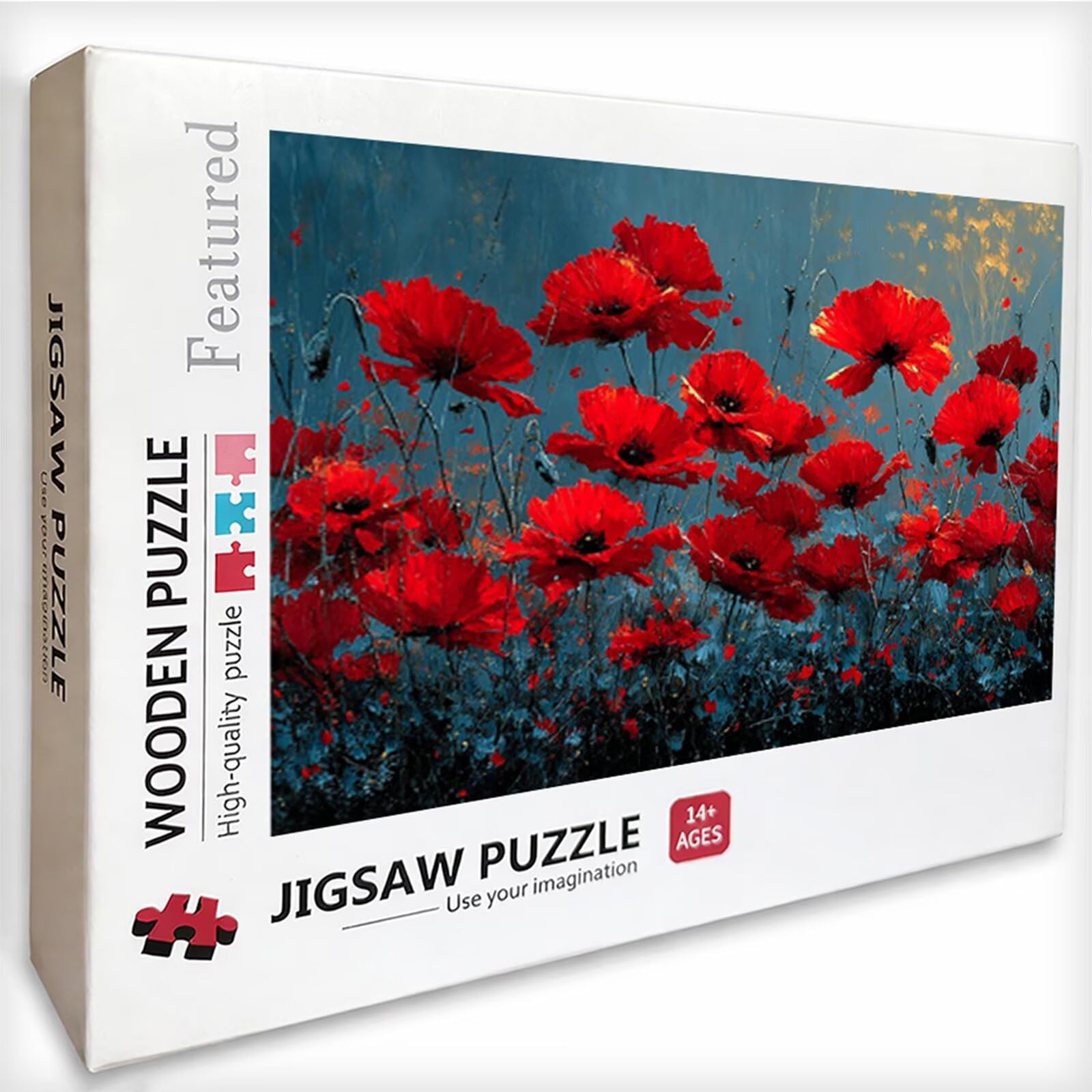 Flor Puzzle Madera 2000 Piezas, Planta Puzzle Adultos con Caja 99x70cm, Rompecabezas Desafiante, para Hombres Mujeres Adolescente, Juegos de Rompecabezas Creativos, Decoracion Hogar Regalo, 9-9078