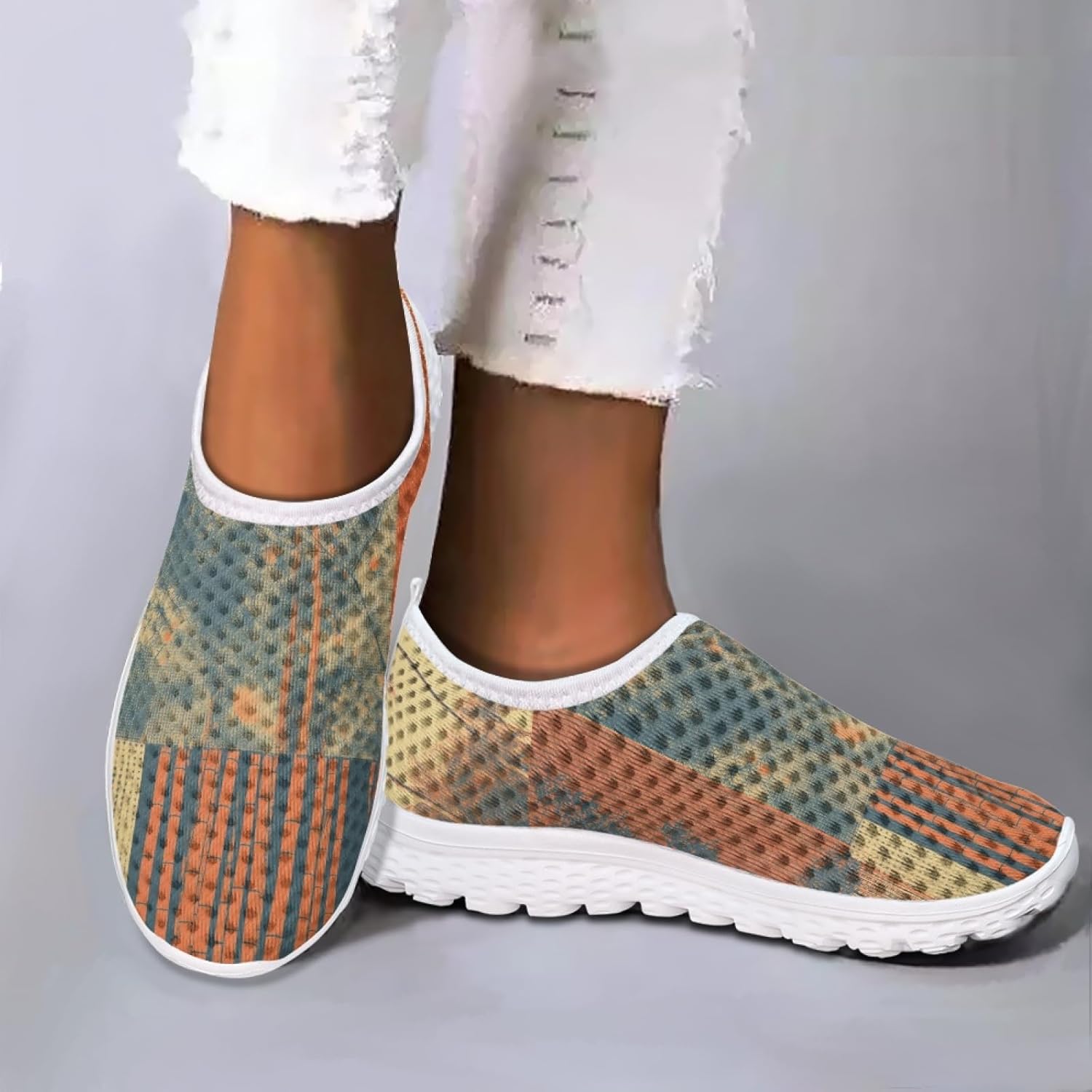 MARSVOVO Slip On Shoes for Women Lightweight Casual Shoes Outdoor Activities Running Athletic Comfortable Sneakers - Image 7