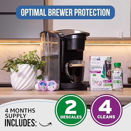 Miniatura 5 de Solución de descalcificación compatible con Keurig y cápsulas limpiadoras Keurig. Elimina la cal y limpia el área de las cápsulas. Mejor sabor y