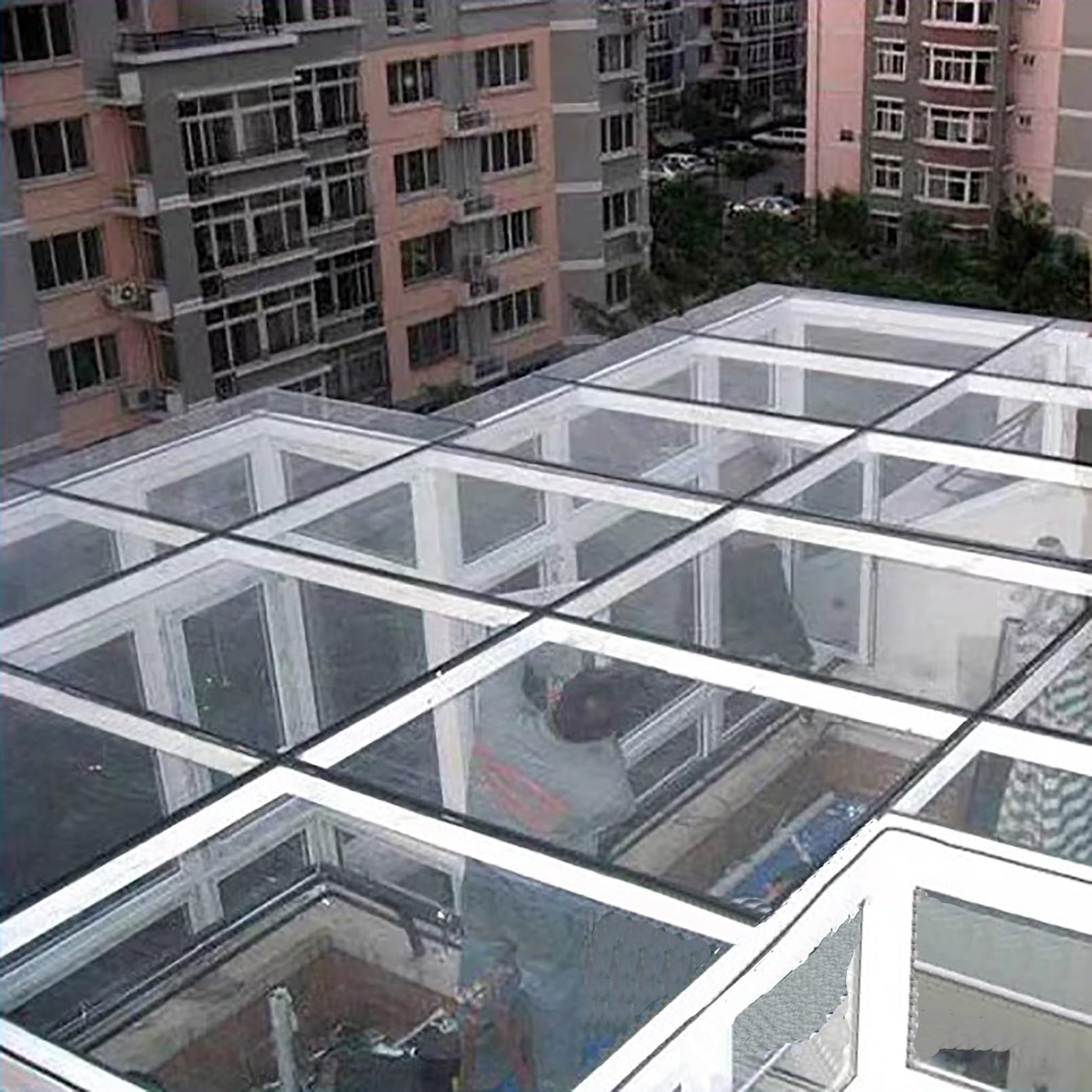 Placas De Policarbonato Transparente, Lámina Para Techos De Plástico 1mm, Toldo Cubierta De Jardín, Marquesinas, Paneles De Techo PVC, Para Invernadero, Cercas De Balcones, Cocheras(0.8x8m/2.62x26.2ft