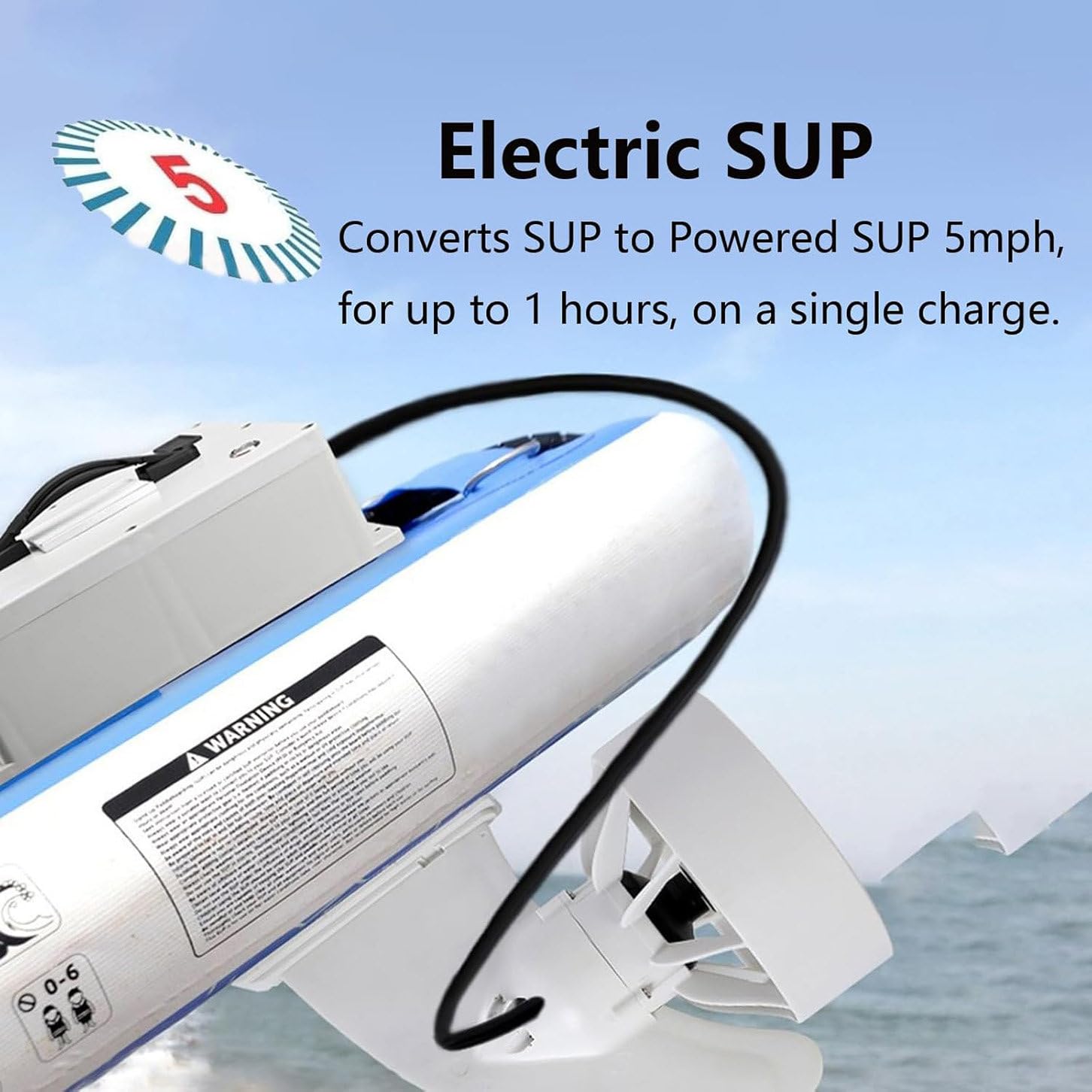 Aileron motorisé électrique pour planche de surf et paddle 24 V, ensemble de propulsion sous-marine avec moteur 380 W et télécommande,Sailing50Min