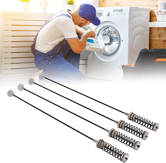 4pcs Washing Machine Suspension Rod Noise Reducing Stable Support Washing Machine Suspension Rod Laundry