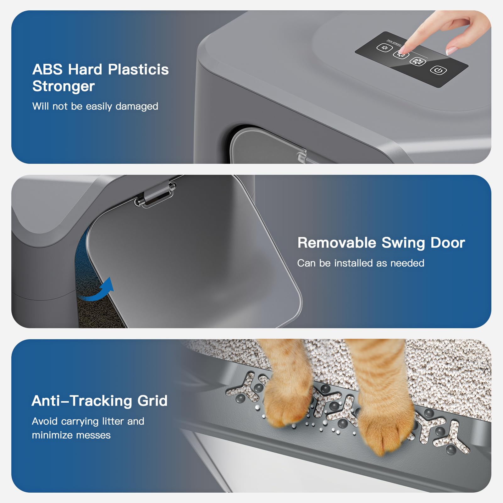 Amazon.com: PRTSUiKG Smart Odor Control XXL Stainless Steel