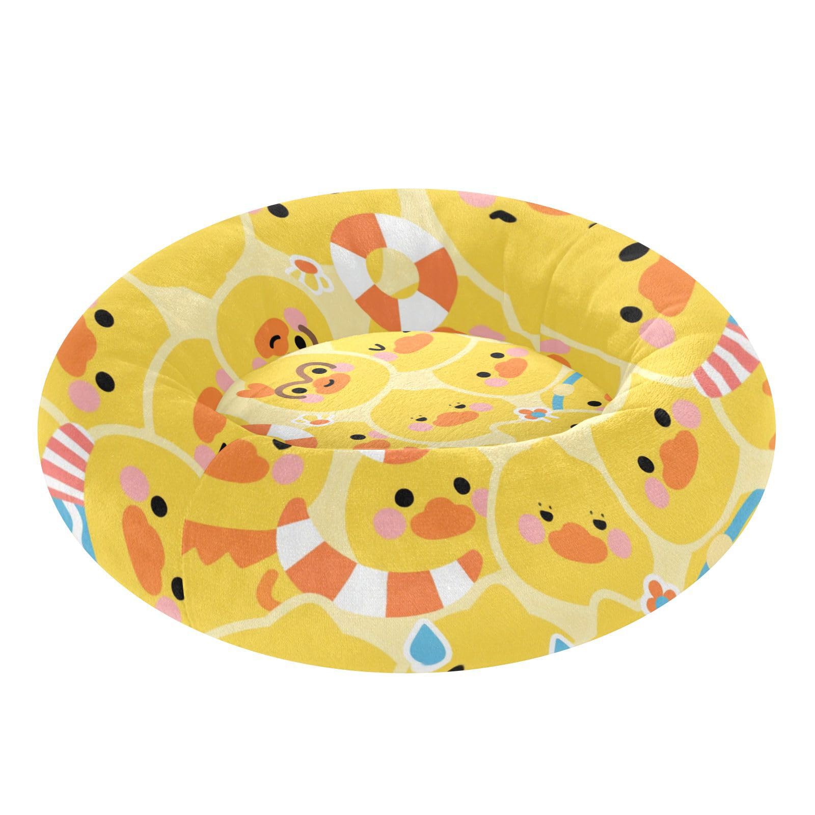 Lit apaisant canard jaune M contre le stress du petit animal