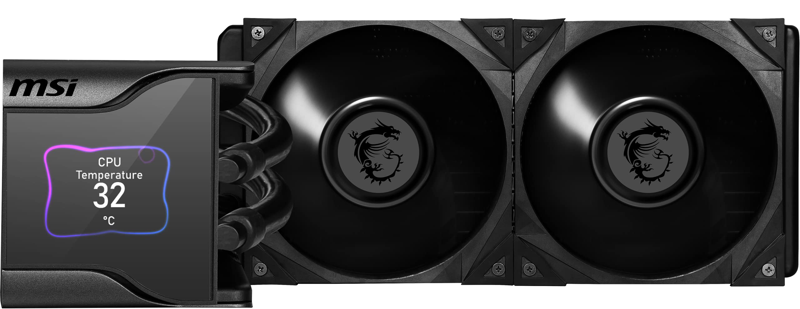 美品！MSI MEG CoreLiquid S280 液晶付簡易水冷 280mm CAN'T HEAR IT COMING - MEG CORELIQUID S280