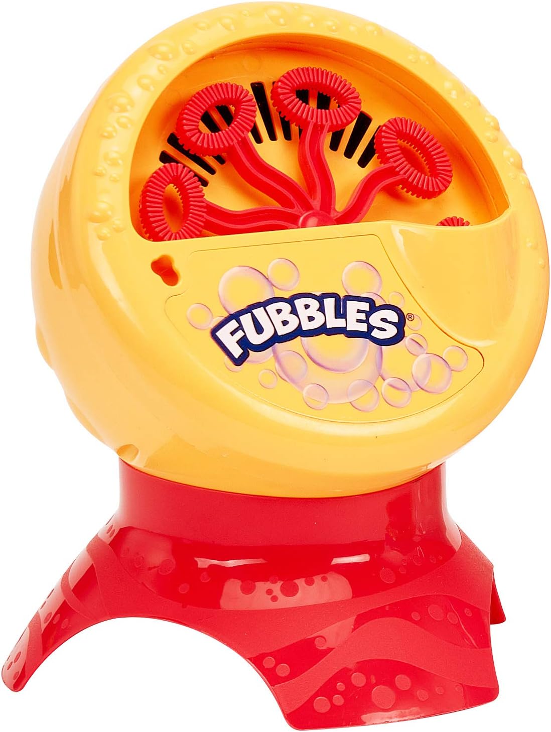 Little Kids Fubbles Bubble Blastin’ Bigger Bubbles Kids Automatic Party Machine and Includes 4oz of Bubble Solution Toy, Orange