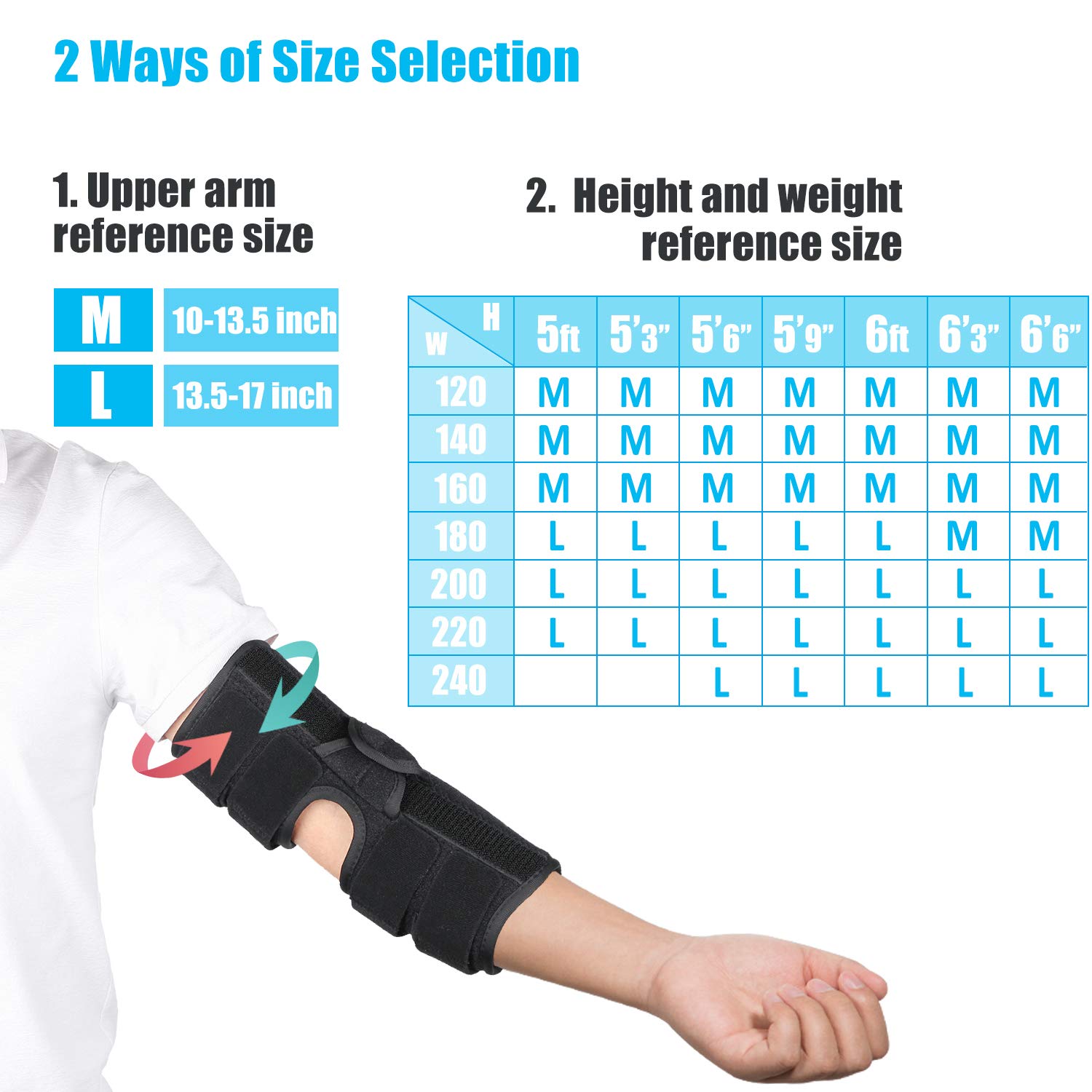 Elbow Splint for Cubital Tunnel Syndromean,Elbow Support Brace for