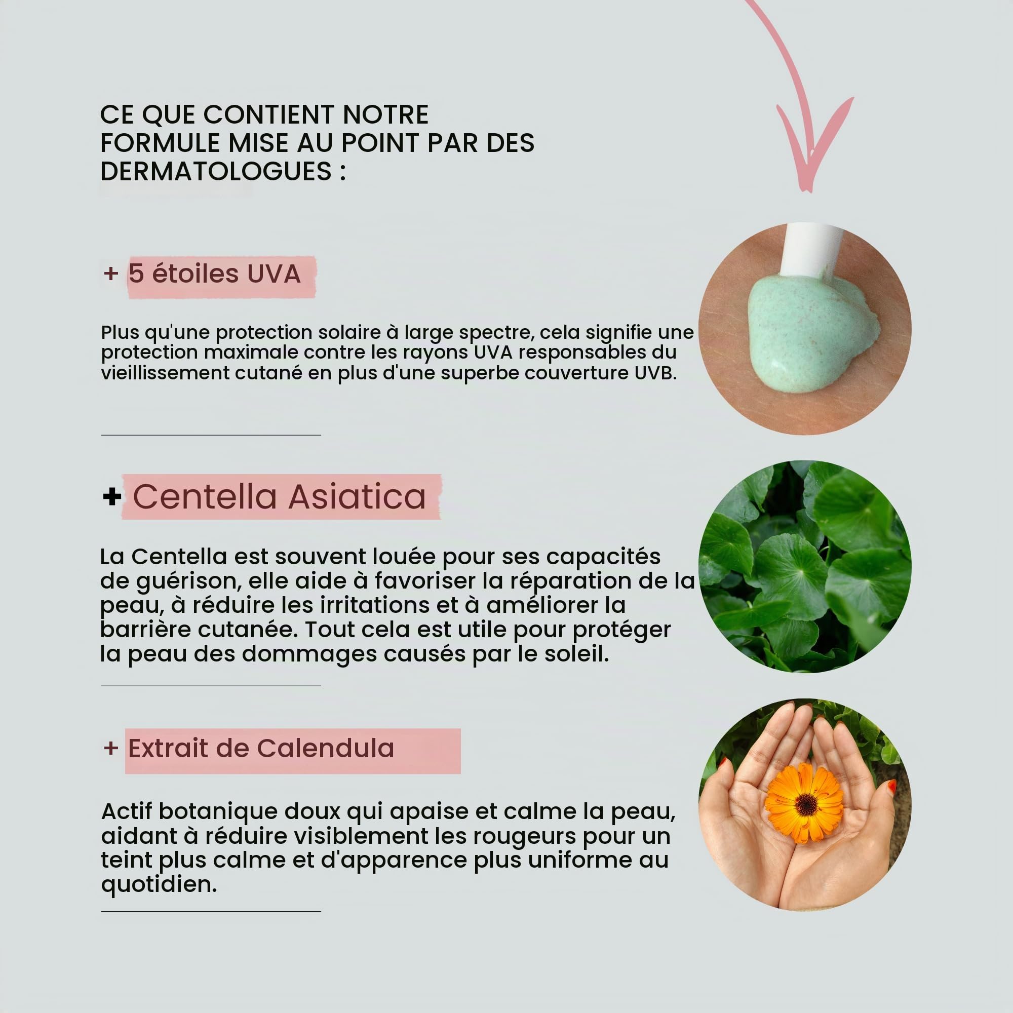 Altruist Dermatologist Crème hydratante anti-rougeurs et taches pigmentaires SPF 50 SPF 50 Protection UVA 5 étoiles Crème visage non parfumée pour peaux sensibles – Pour tous les types de peau 30 ml