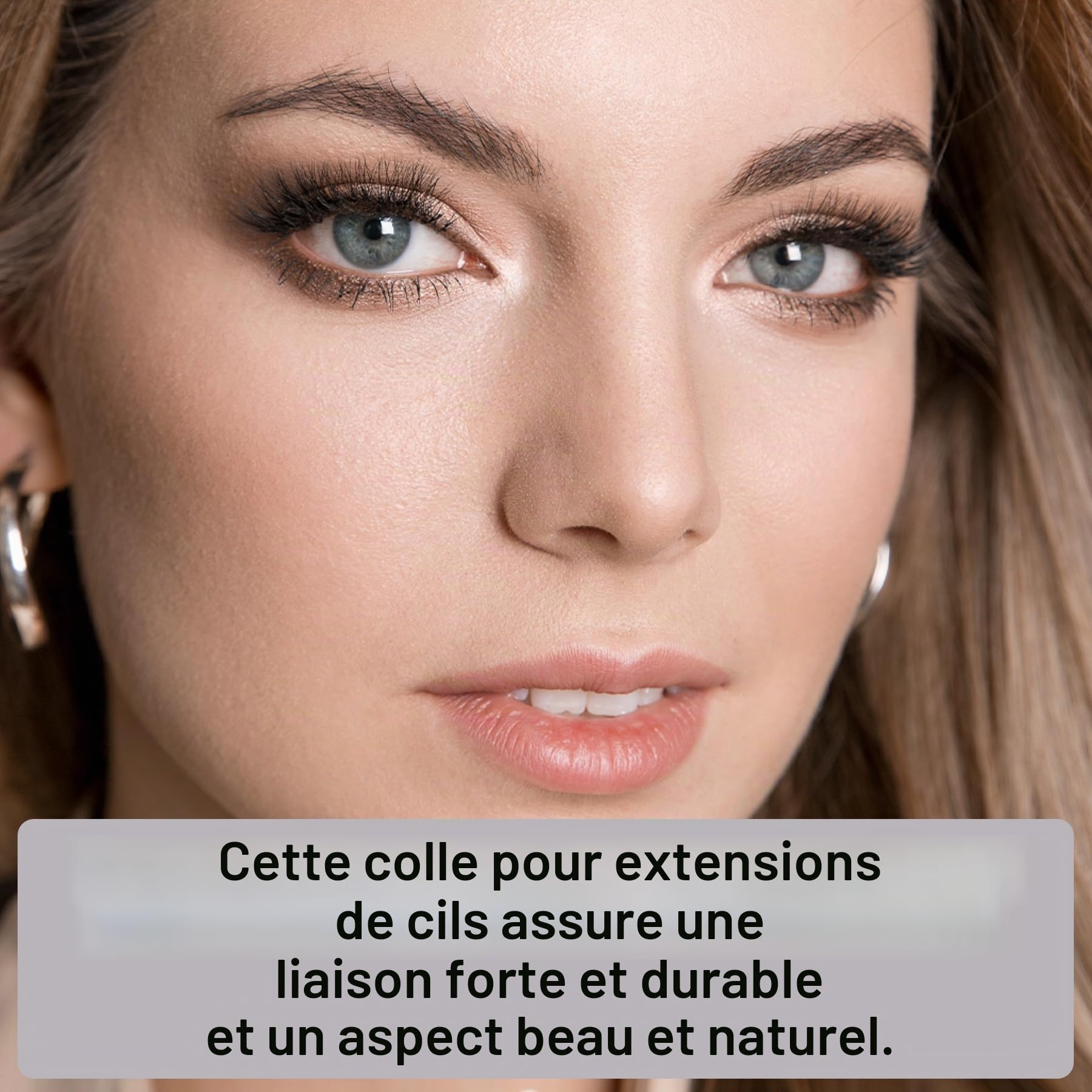 LOVELY colle pour cils FOCUS (11ml, couleur : NOIR) colle ultra-rapide, temps de séchage : 0,5 secondes, 8 semaines d'adhérence, pour des extensions de cils professionnelles, Extension Glue