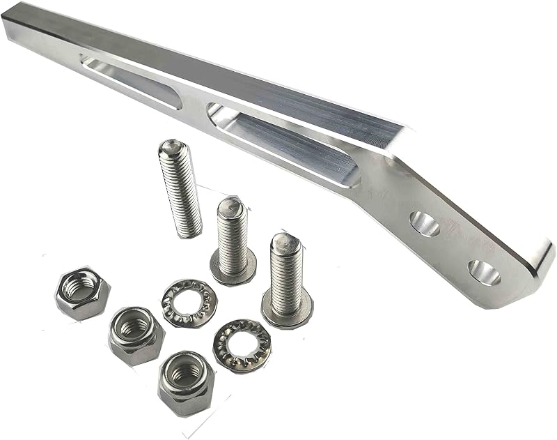 Alavanca de câmbio curva em alumínio billet 25,4 cm para Tremec T5, T45, T56 e TKO500/TKO600 – 1 unidade