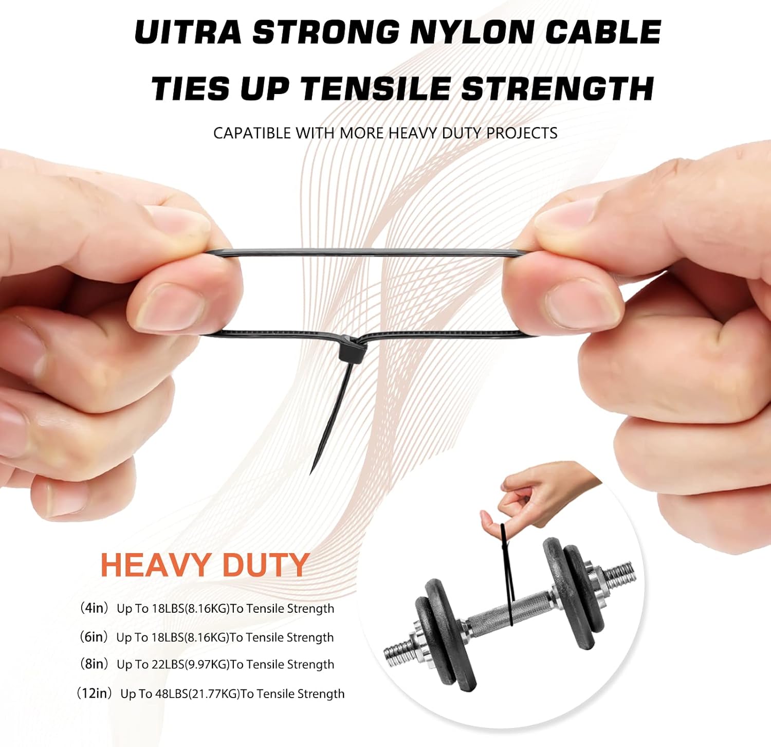 Cable Zip Ties,400 Pack Black Zip Ties Assorted Sizes 12+8+6+4 Inch,Multi-Purpose Self-Locking Nylon Cable Ties Cord Management Ties,Plastic Wire Ties for Home,Office,Garden,Workshop. By HAVE ME TD : Electronics