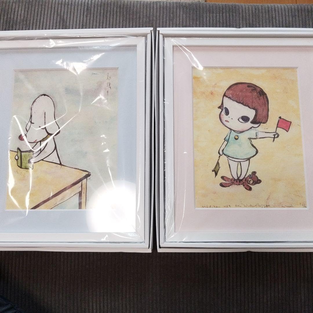 絶版　現代アート　奈良美智　ポスター2枚組　新品 奈良美智ポスター 2点セット絶版 貴重 現代アート 奈良美智 ポスター2