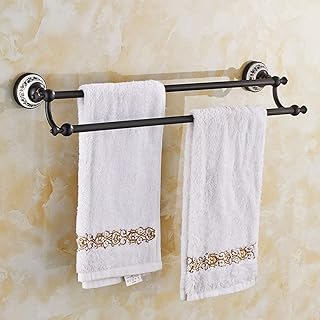 Bathroom Towel Rack Space Aluminum Bathroom Shelf Wall-Mounted Bathroom Bathroom Towel Rack Shelf Without Drill Bathroom Towel Rack