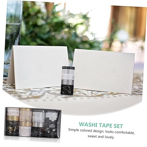 Miniatura 8 de EXCEART Decorative Tape 20 Rolls Pick up Washi Tape 20 Rolls DIY Washi Tape Decorative Washi Tape Sticker Account Sticky Paper Tape