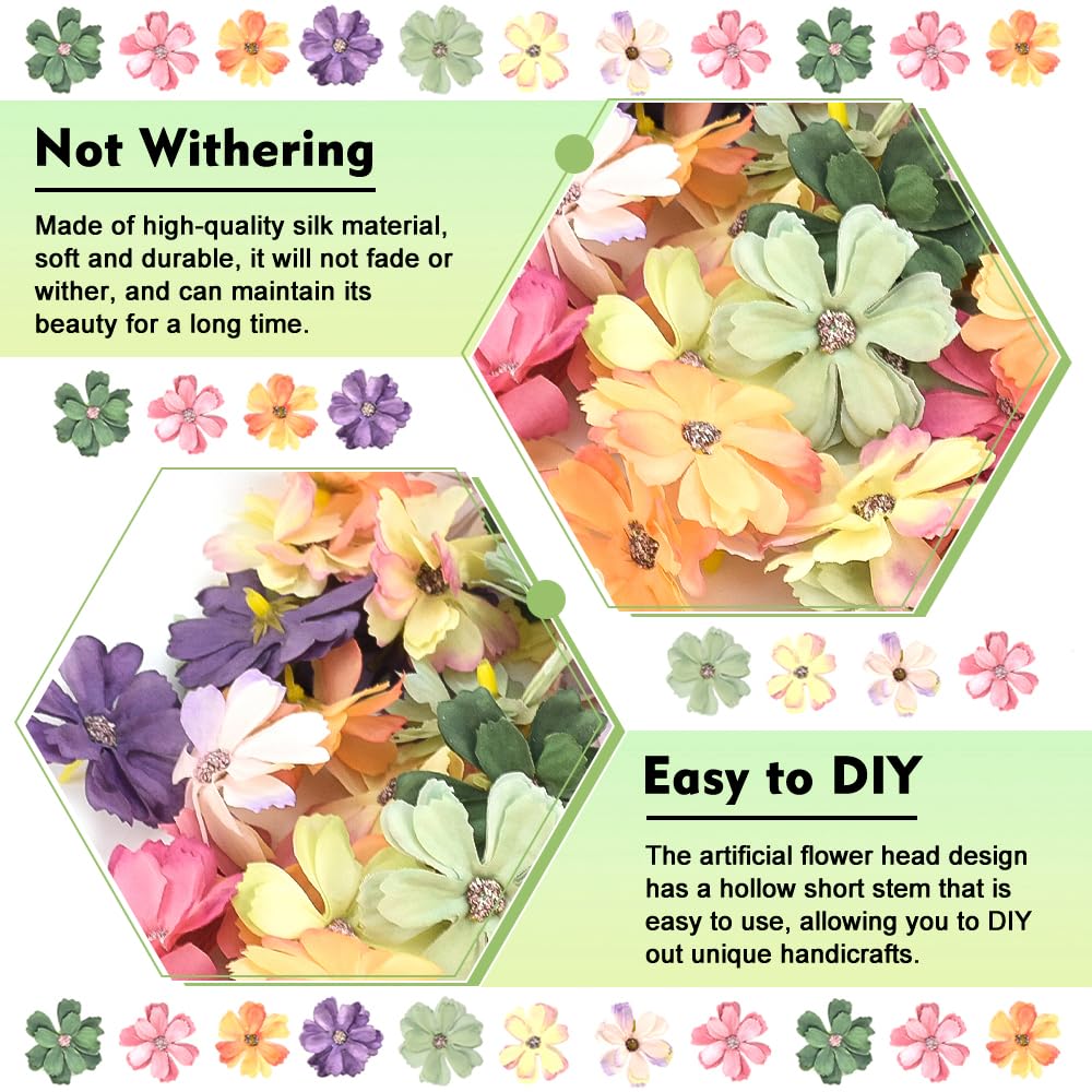 Fiori Artificiali 100 Pz | Confronta prezzi | 50/100 pz Fiori Artificiali A Buon Mercato Multicolor Margherita...Fiori Finti Piccoli 100 Teste Di Fiori Margherita Finti - Colori