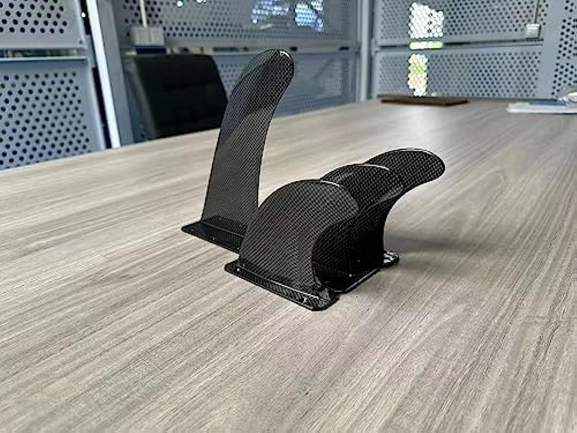 GOYOJO Water Electric Surfboard Caudal Fin Attachment Carbon Fiber Material 3pcs Fins