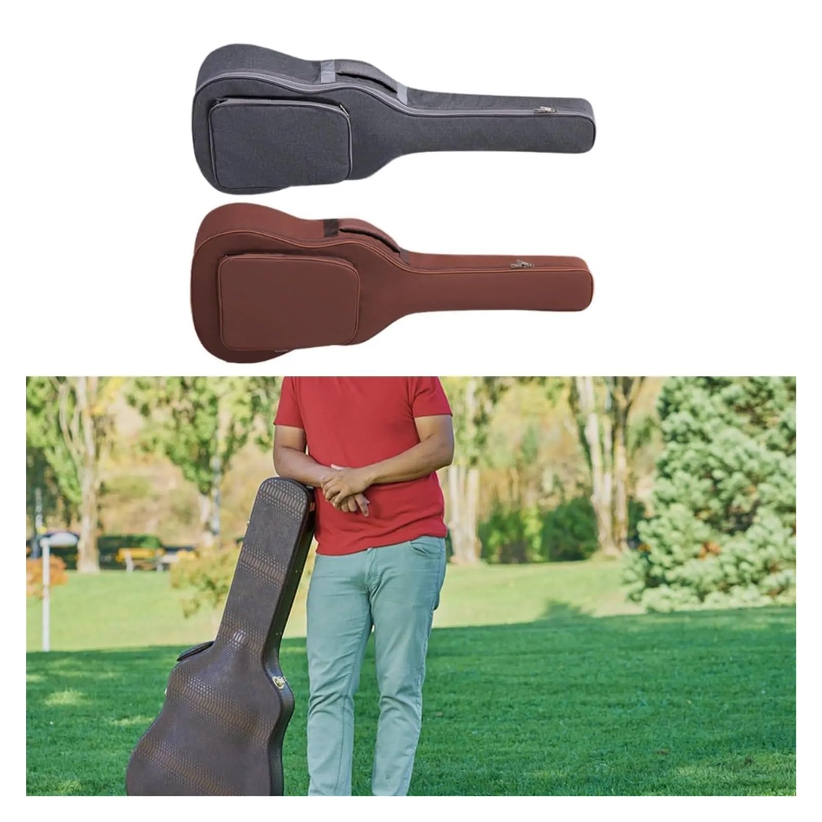 Gitarre Staubschutz Aufnahmetasche E-Gitarrentasche für Akustikgitarren