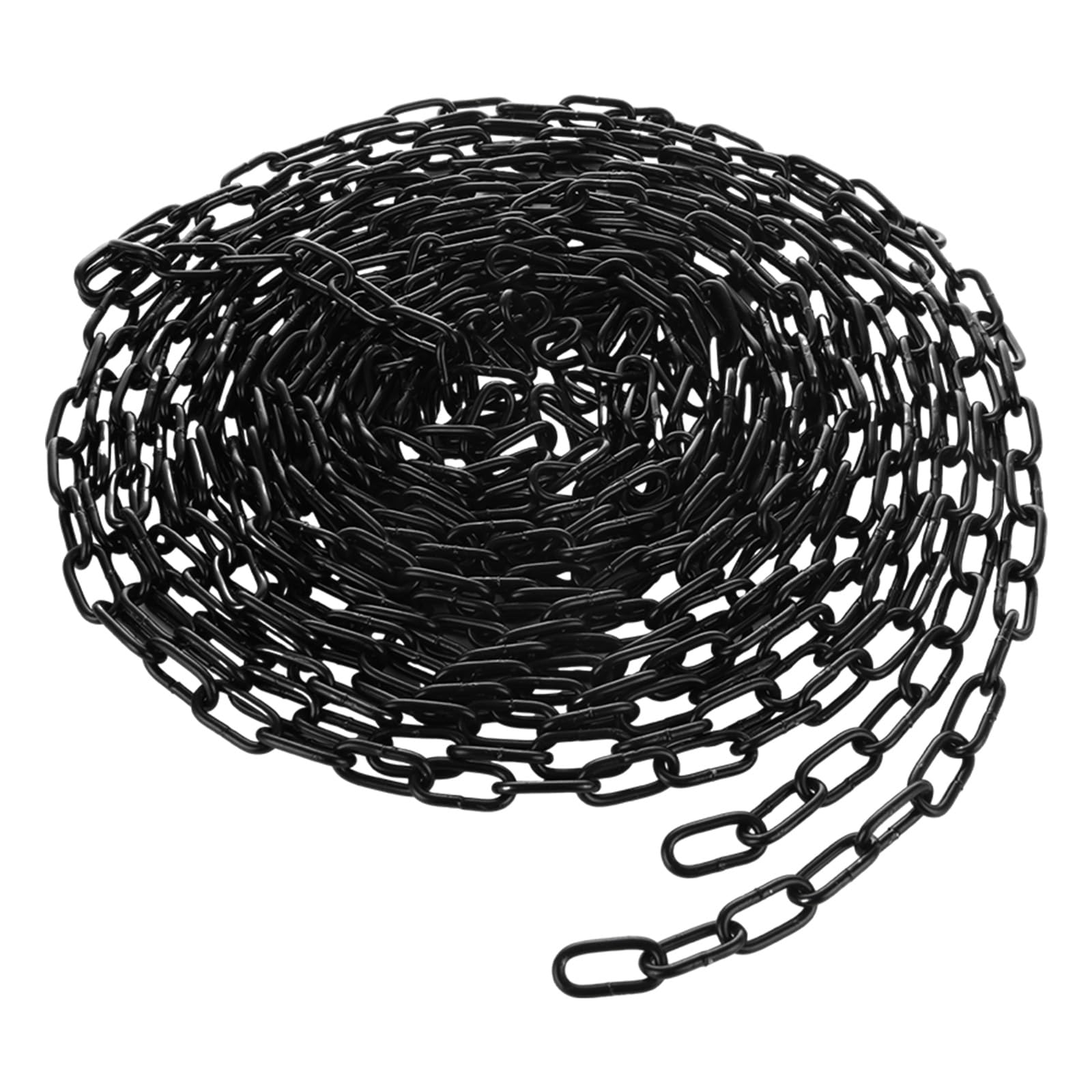 Catena in acciaio al carbonio 10 m 3 mm nero per recinzioni sospese e poltrona sospesa