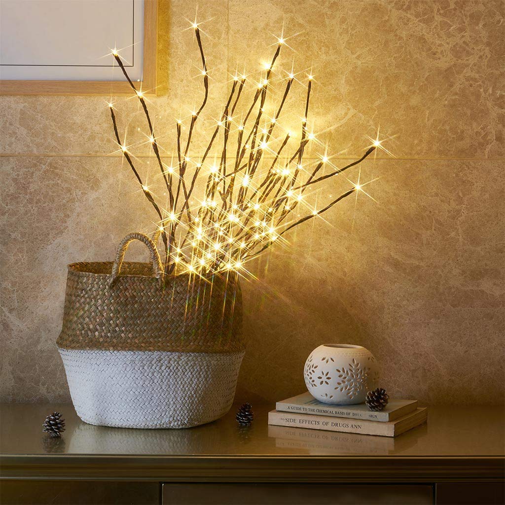 EAMBRITE Lighted Twig Branches, 3PK Warm White - Image 6