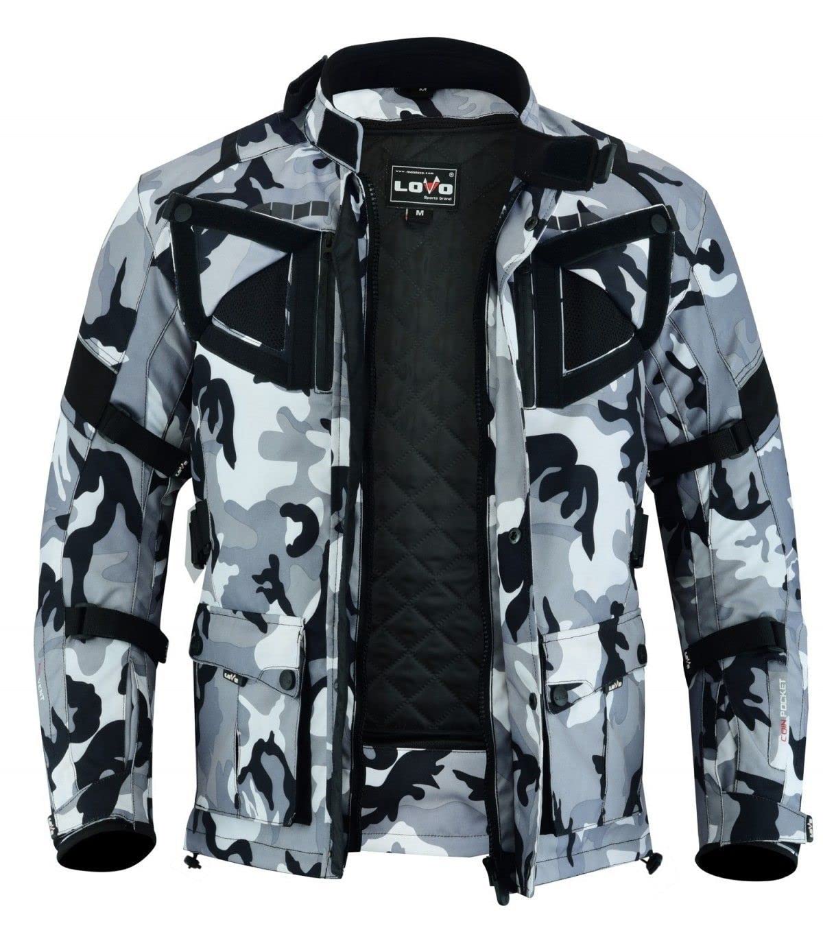 Chaqueta Moto Verano Hombre LvE48-Afric Chaqueta Tricapa 3/4