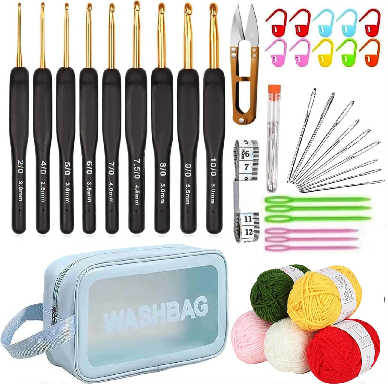 Complete Crochet Kit for Beginners - DIY Starter Set -18