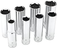 Vista 1 de Performance Tool W32300 Juego de llaves profundas SAE de 8 piezas de 1/2 pulgada